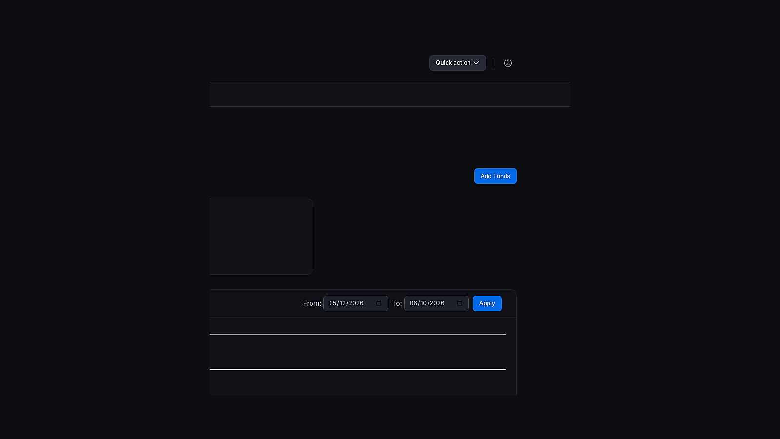 Kams OnlyFans dashboard with Add Funds button